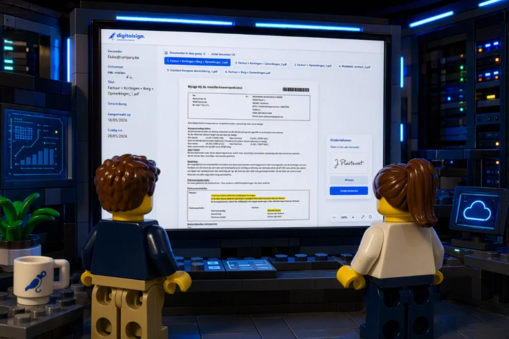 Digitaal ondertekenen van documenten. Efficiënt, snel en veilig. Qastan