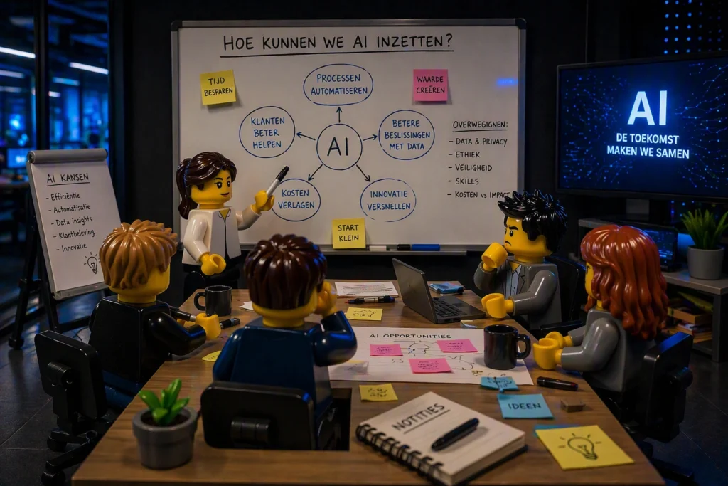 Een AI-inspiratiesessie en analyse om de juiste toepassing te ontwikkelen