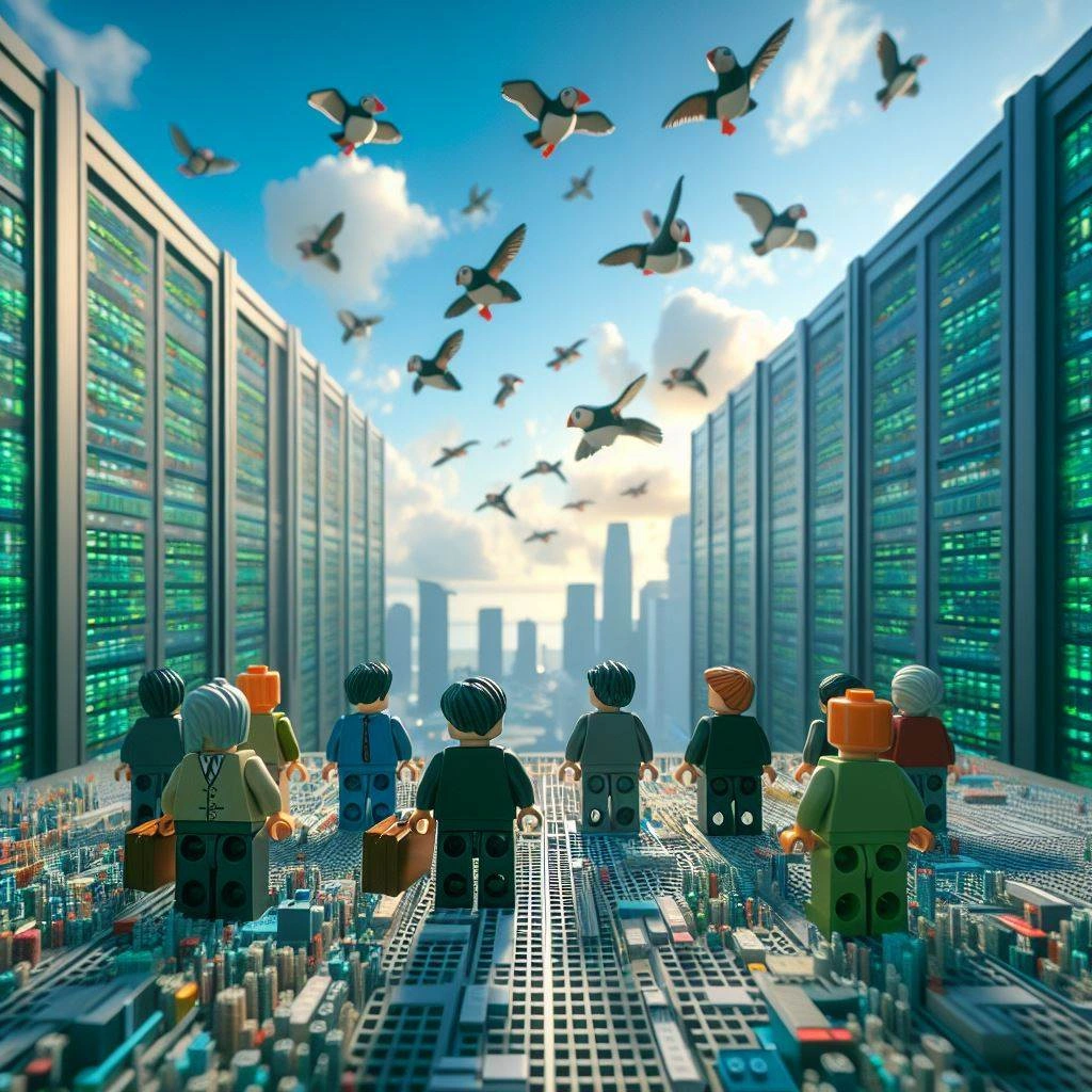 Private cloud, public cloud. Qastan staat in voor het beheer.